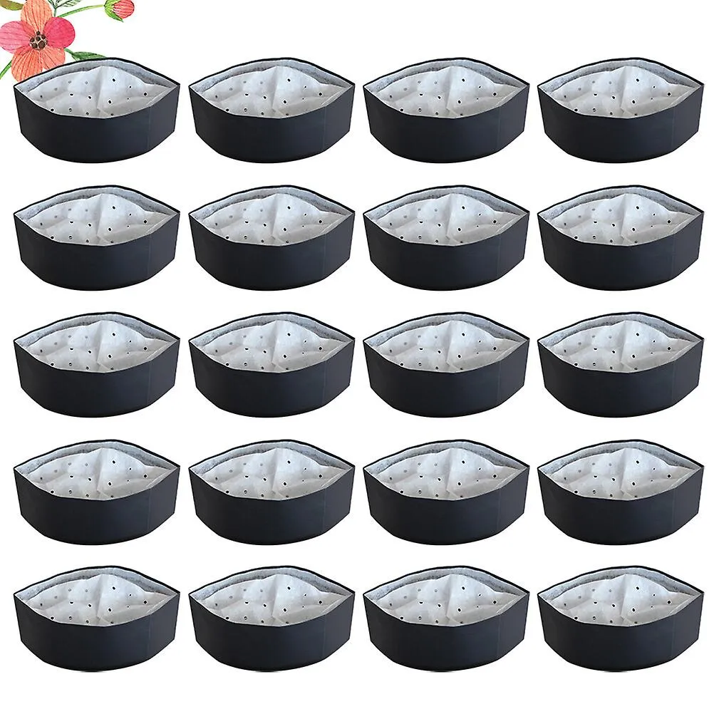 20 Pcs Black Chef Hat Kitchen Beanie Kitchen Baking Hat Overseas Cap Cooking Hat Food Service Hats