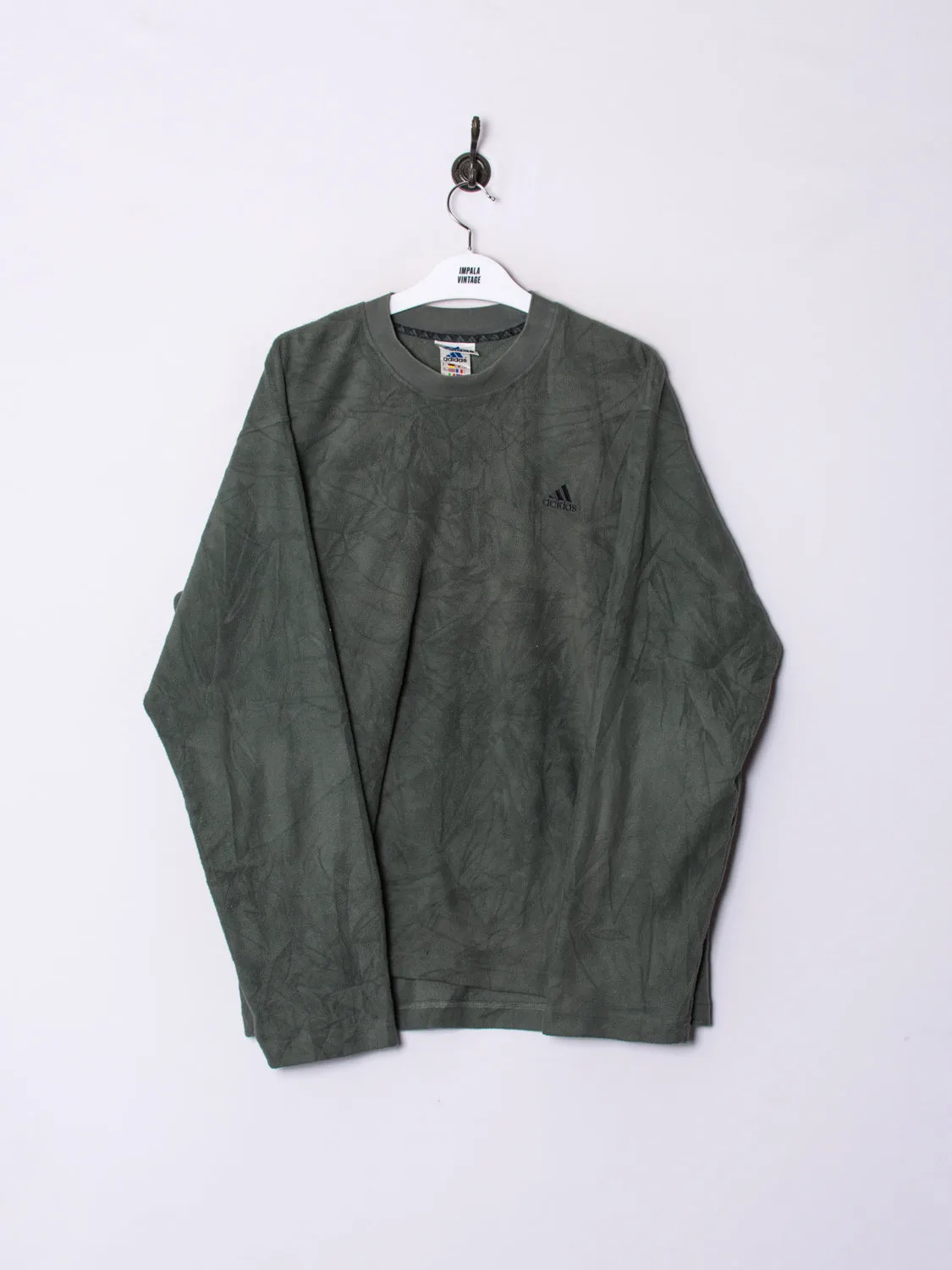 Adidas Green Fleeced Sweatshirt