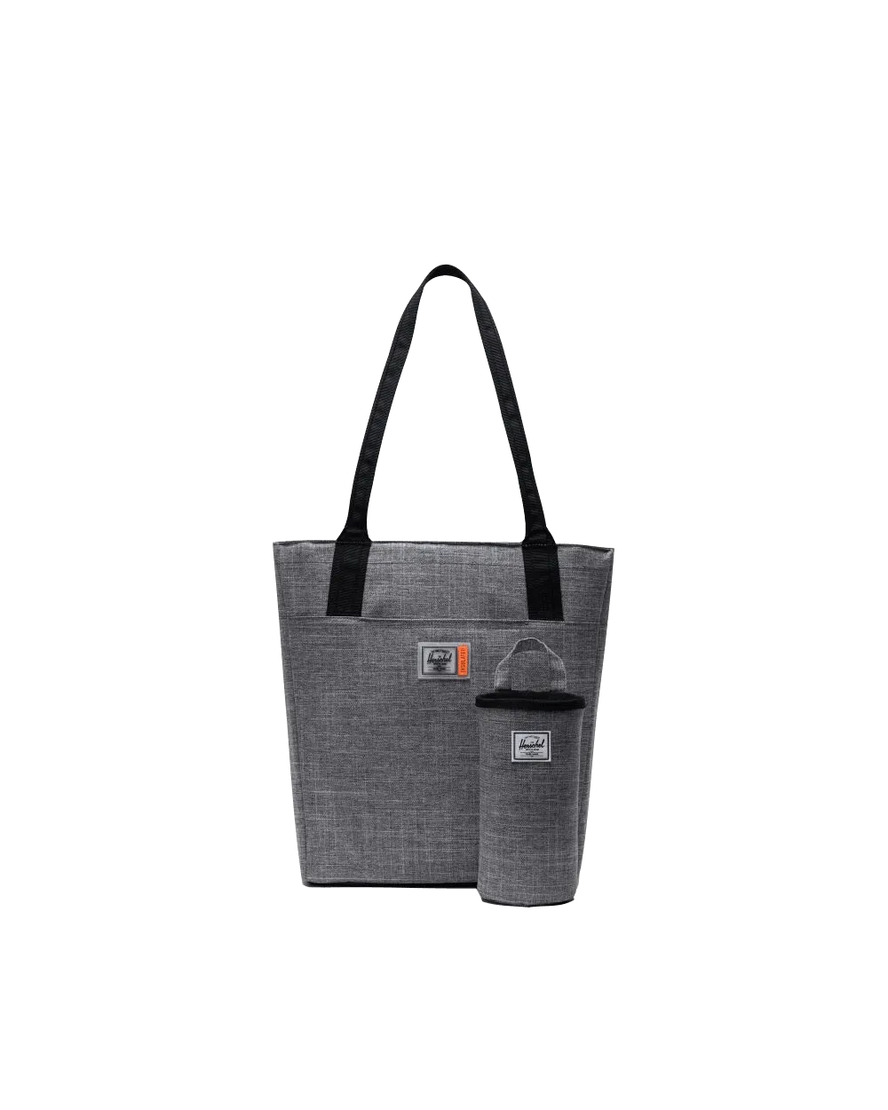 Alexander Zip Tote Small Raven Crosshatch | Insulated