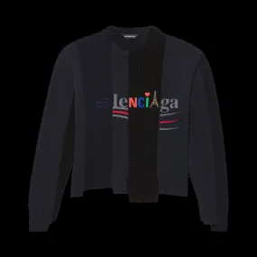 Balenciaga Mixed Crewneck Sweater