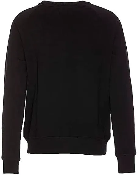 Balmain Flock & Foil Sweatshirt Black