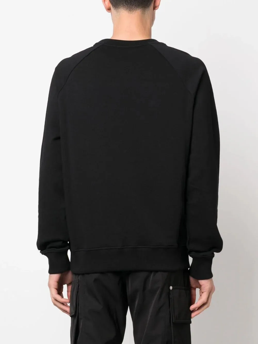 Balmain Flock & Foil Sweatshirt Black