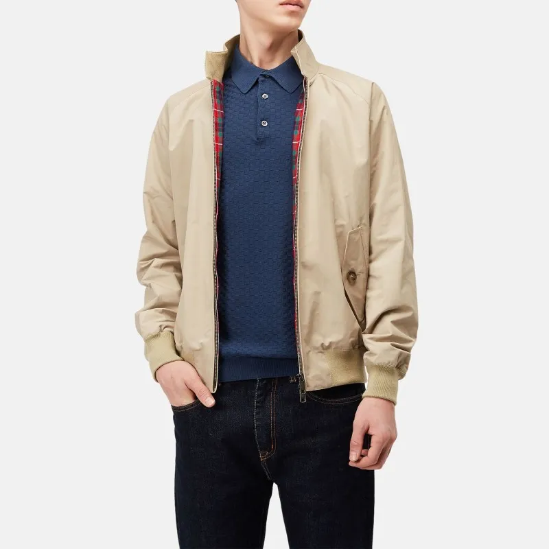 BARACUTA HARRINGTON JACKET NATURAL