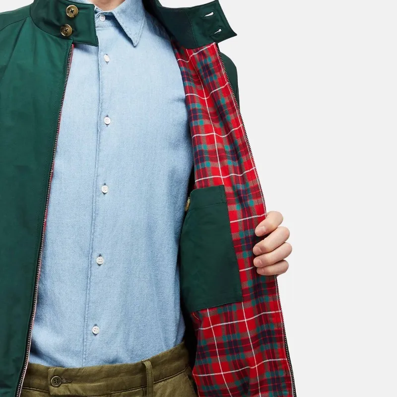 BARACUTA HARRINGTON JACKET RACING GREEN