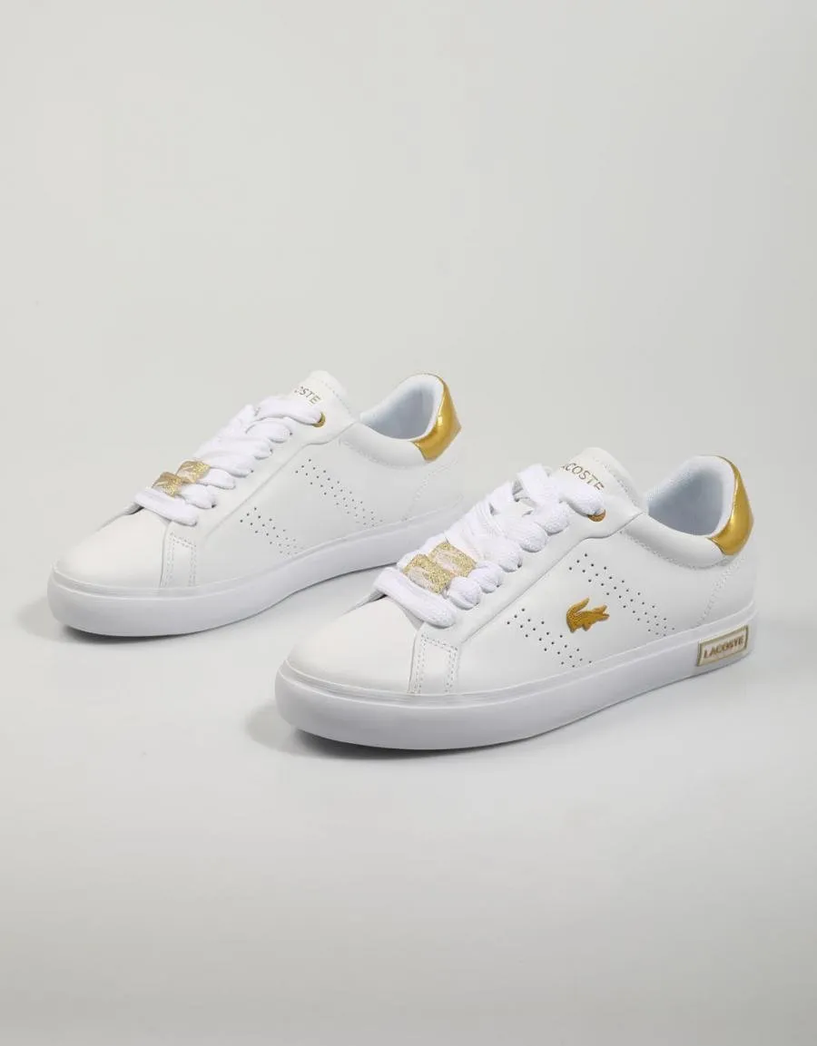  baskets LACOSTE Powercourt 2 0 123 2 Sfa en Blanc 81374