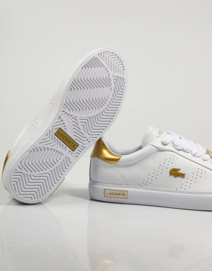  baskets LACOSTE Powercourt 2 0 123 2 Sfa en Blanc 81374