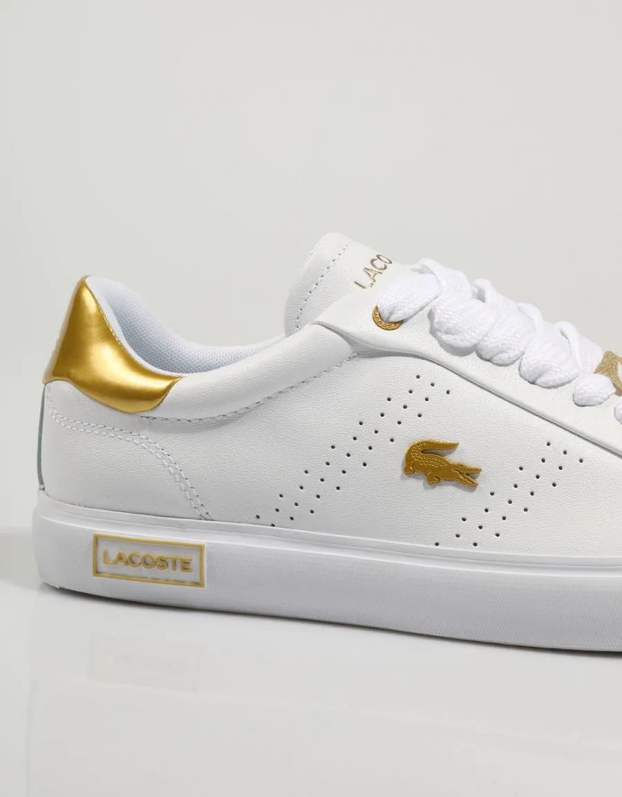  baskets LACOSTE Powercourt 2 0 123 2 Sfa en Blanc 81374