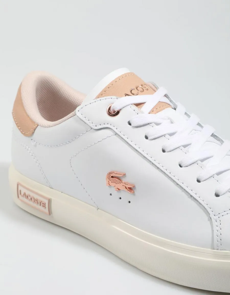  baskets LACOSTE Powercourt 222 5 Sfa en Blanc 80696