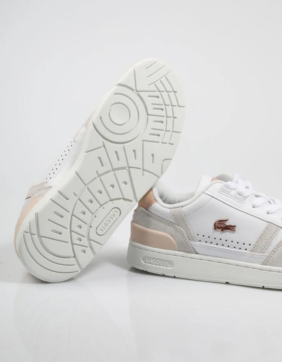  baskets LACOSTE T en Blanc 80695