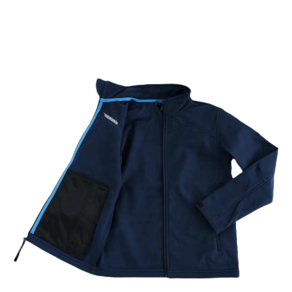 Bauer Softshell Jacket Yth Blue