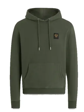 BELSTAFF PATCH POPOVER HOODY TILE GREEN