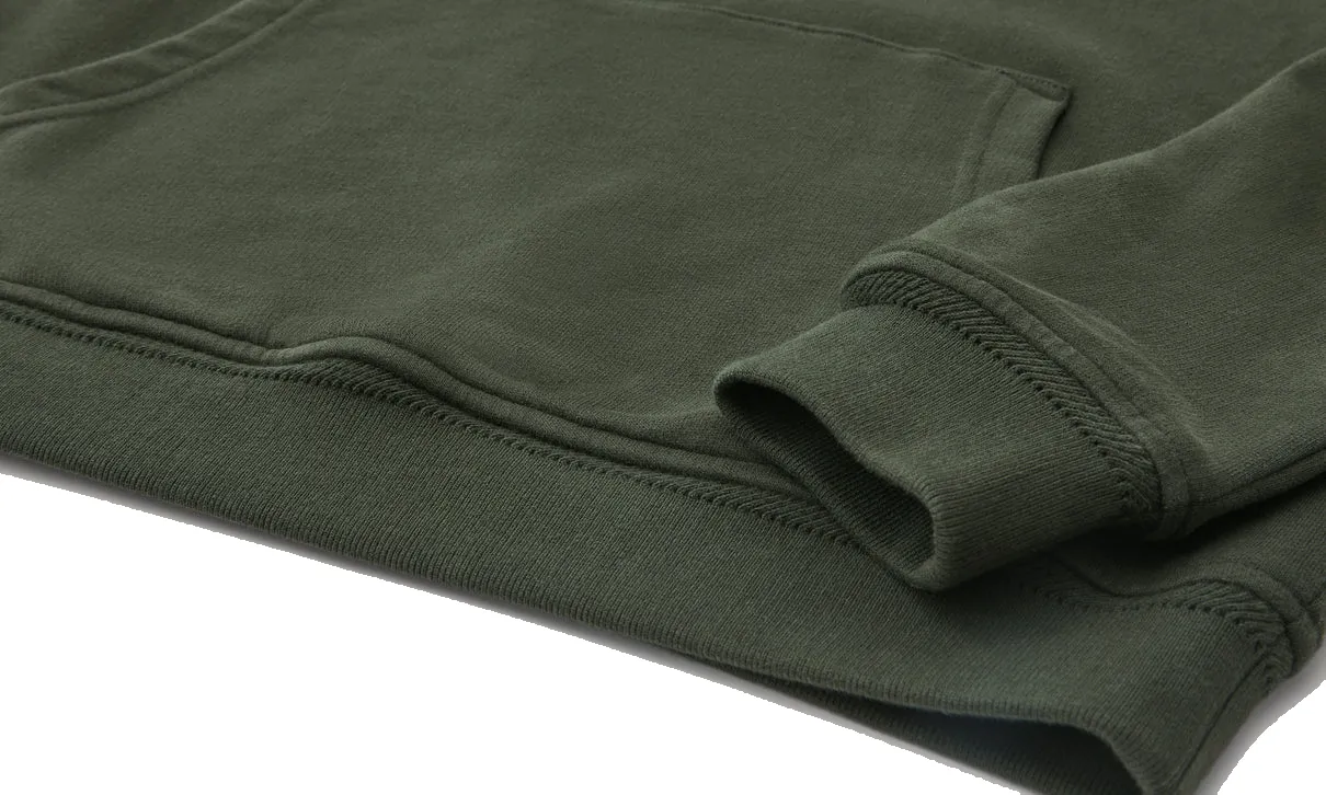 BELSTAFF PATCH POPOVER HOODY TILE GREEN