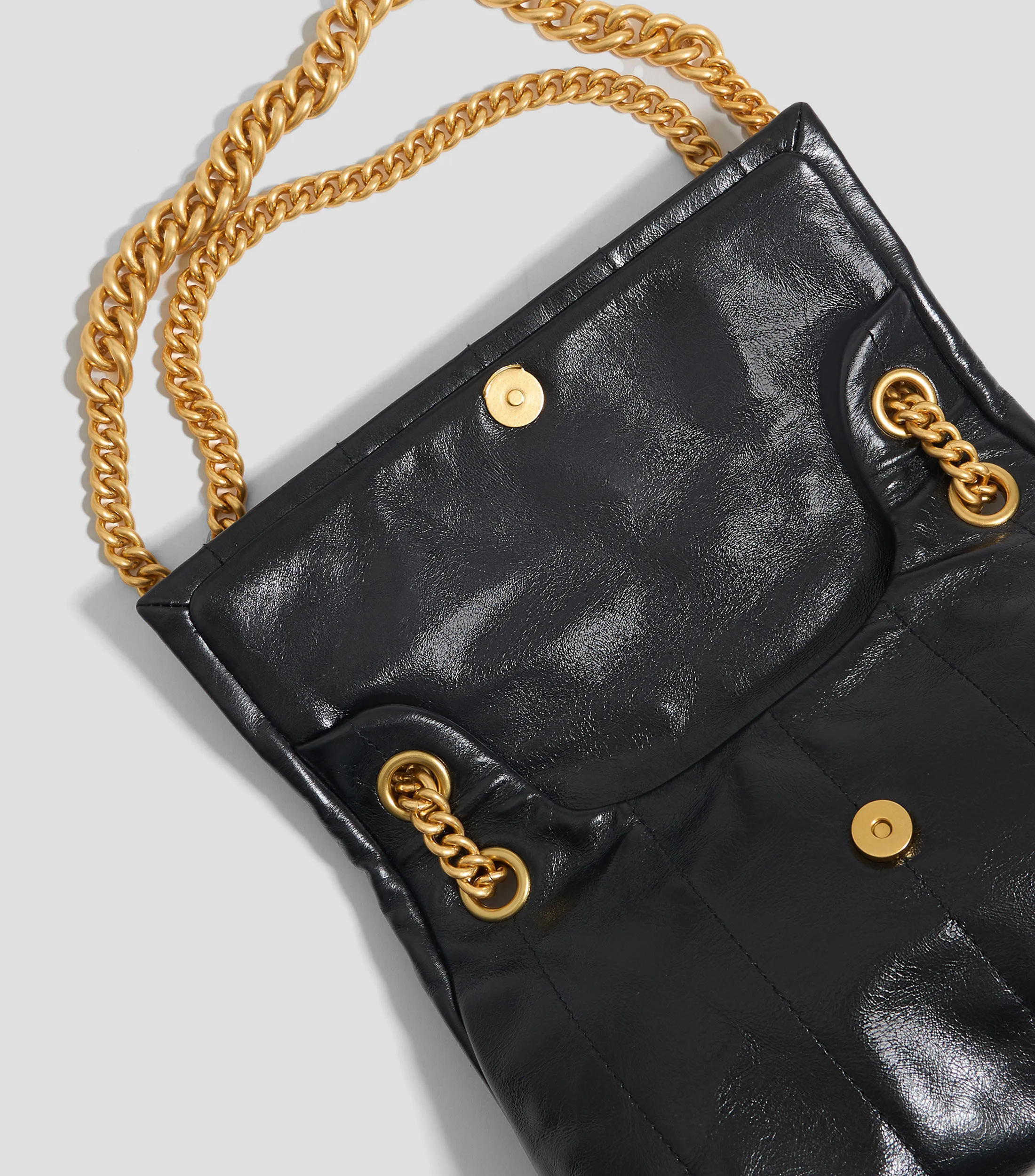 Bimba y Lola Bolso crossbody M en piel negra Mujer