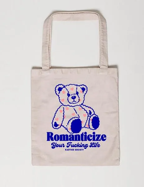 Bolso KAOTIKO TOTE LOVING BEAR - Ivory