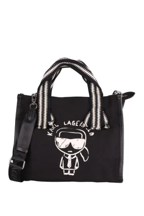 Bolso negro Ikonik Canvas Tote