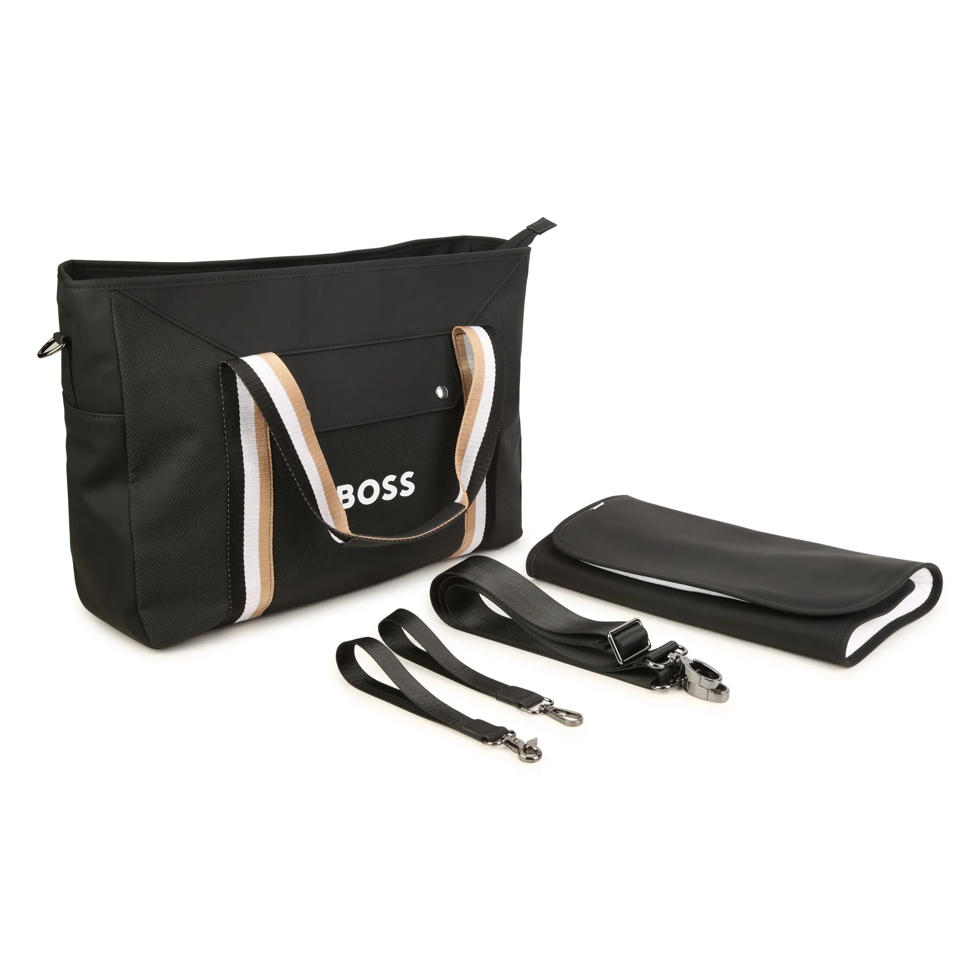 BOSS Bolso cambiador de lona