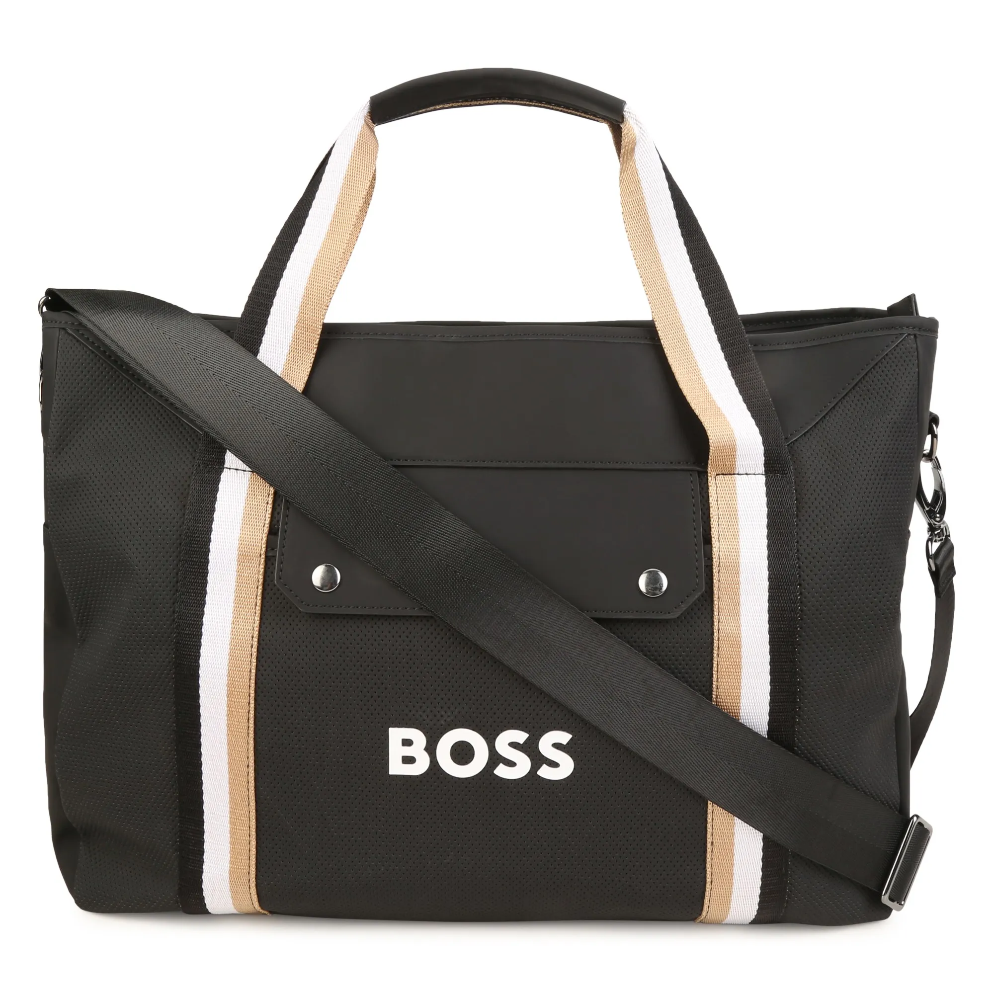 BOSS Bolso cambiador de lona