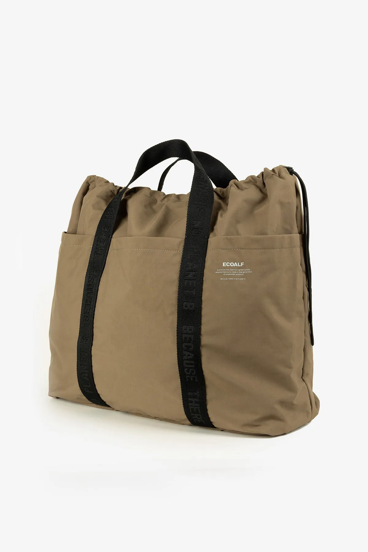 BROWN AKIRA TOTE BAG