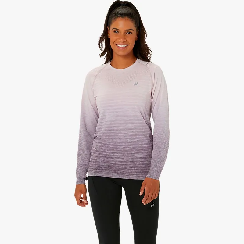 CAMISETA ASICS SEAMLESS LS W ROSA