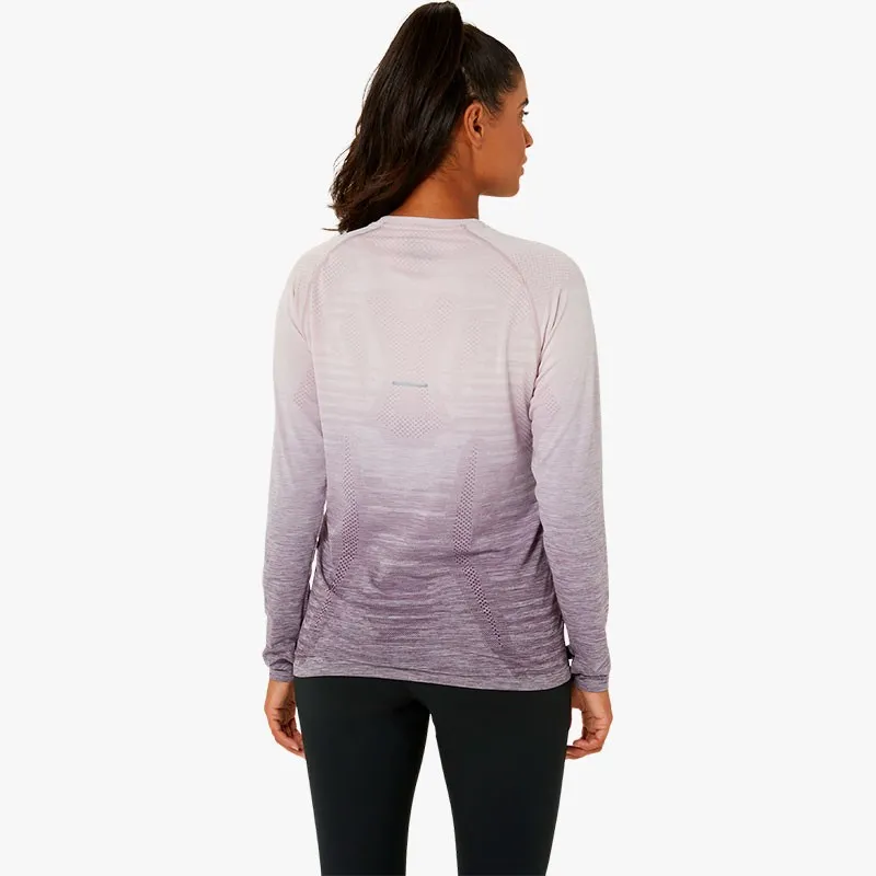 CAMISETA ASICS SEAMLESS LS W ROSA