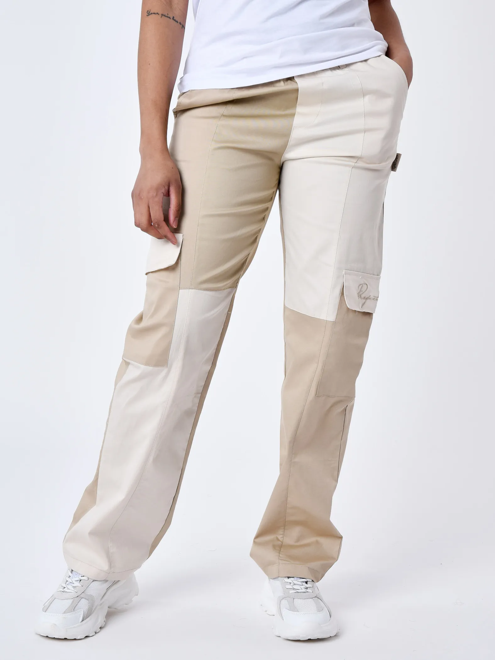 cargo Pantalones colorblock