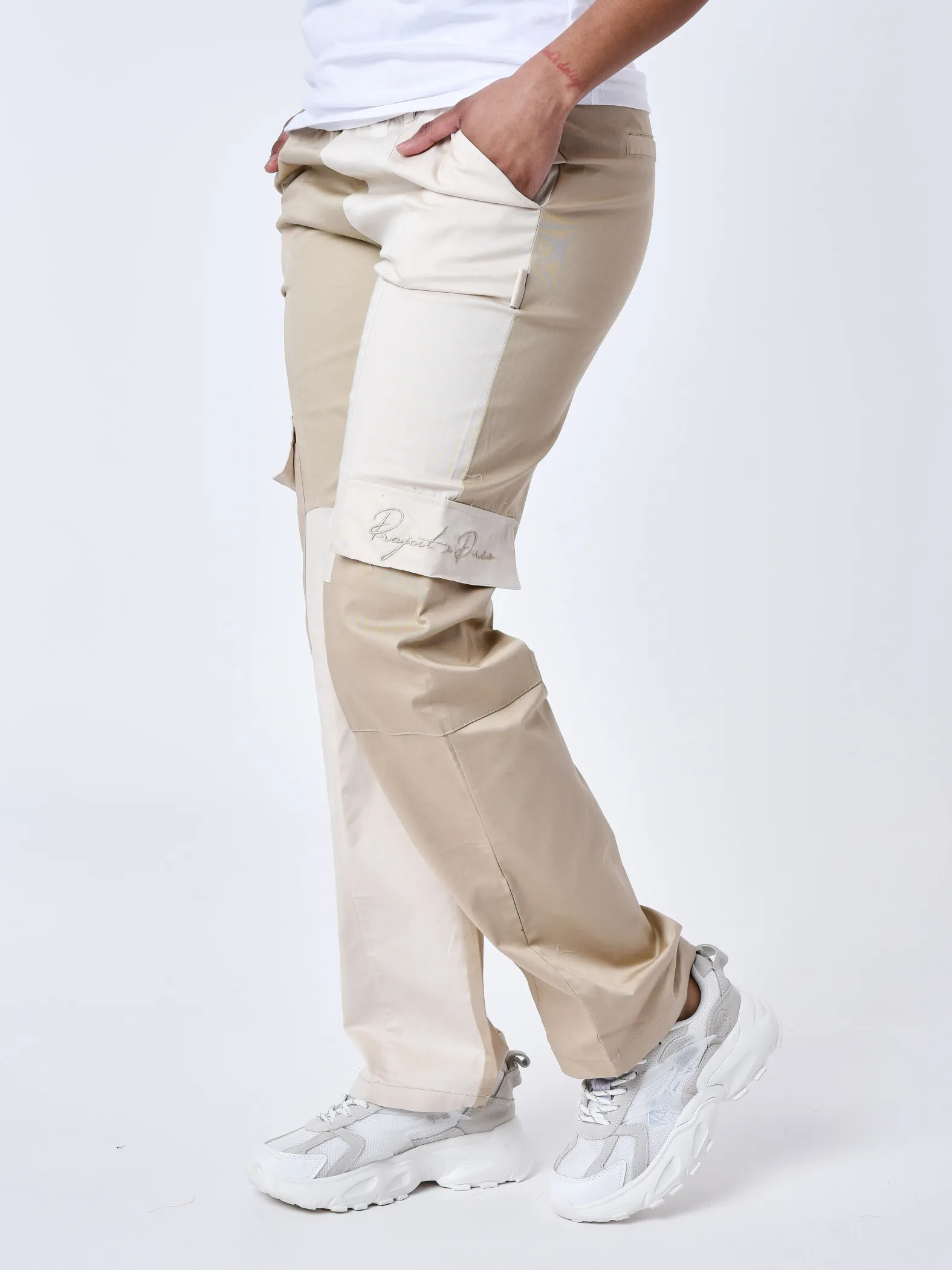 cargo Pantalones colorblock