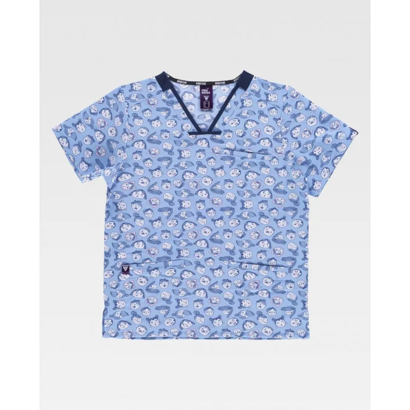 Casaca sanitaria unisex WORKTEAM B9853 estampada