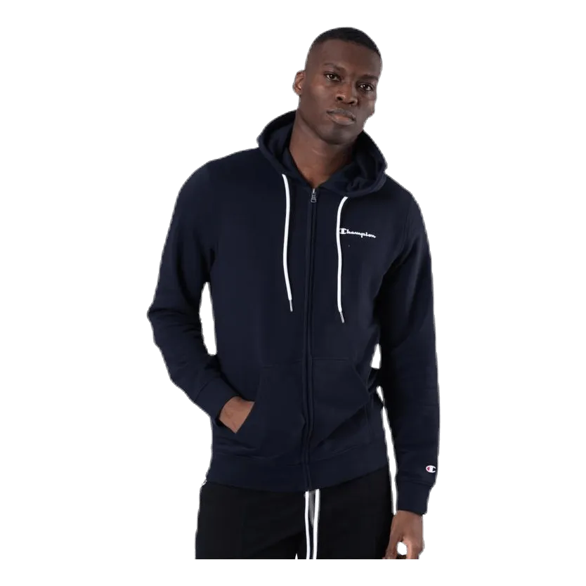 Champion Hooded Full Zip Sweatshirt Blue