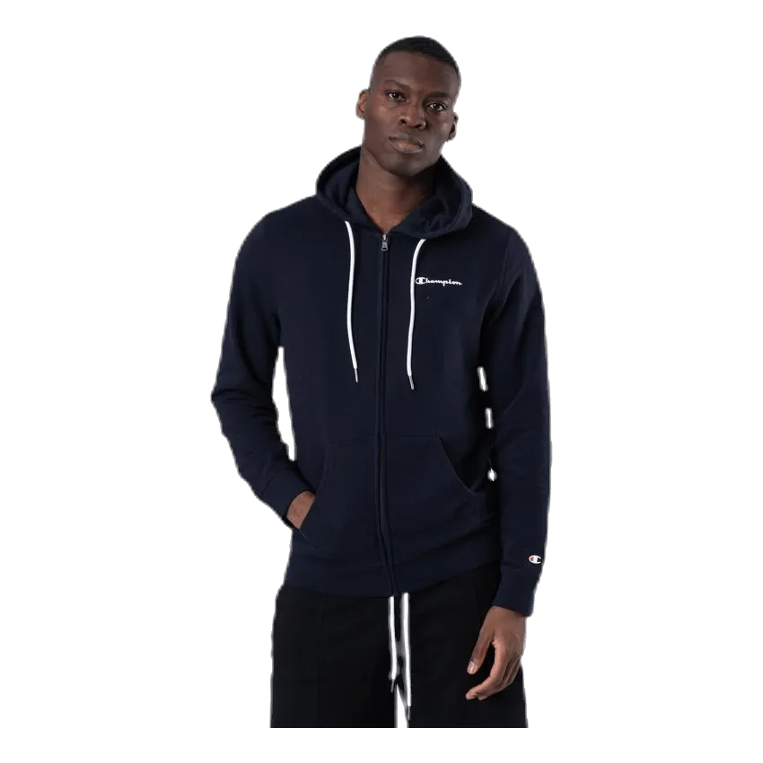 Champion Hooded Full Zip Sweatshirt Blue