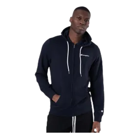 Champion Hooded Full Zip Sweatshirt Blue