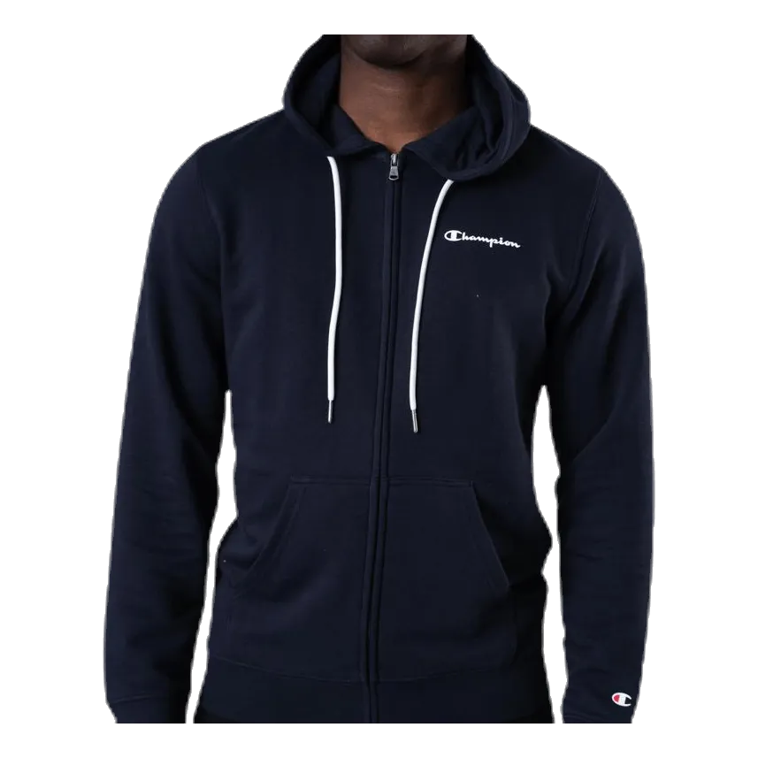 Champion Hooded Full Zip Sweatshirt Blue