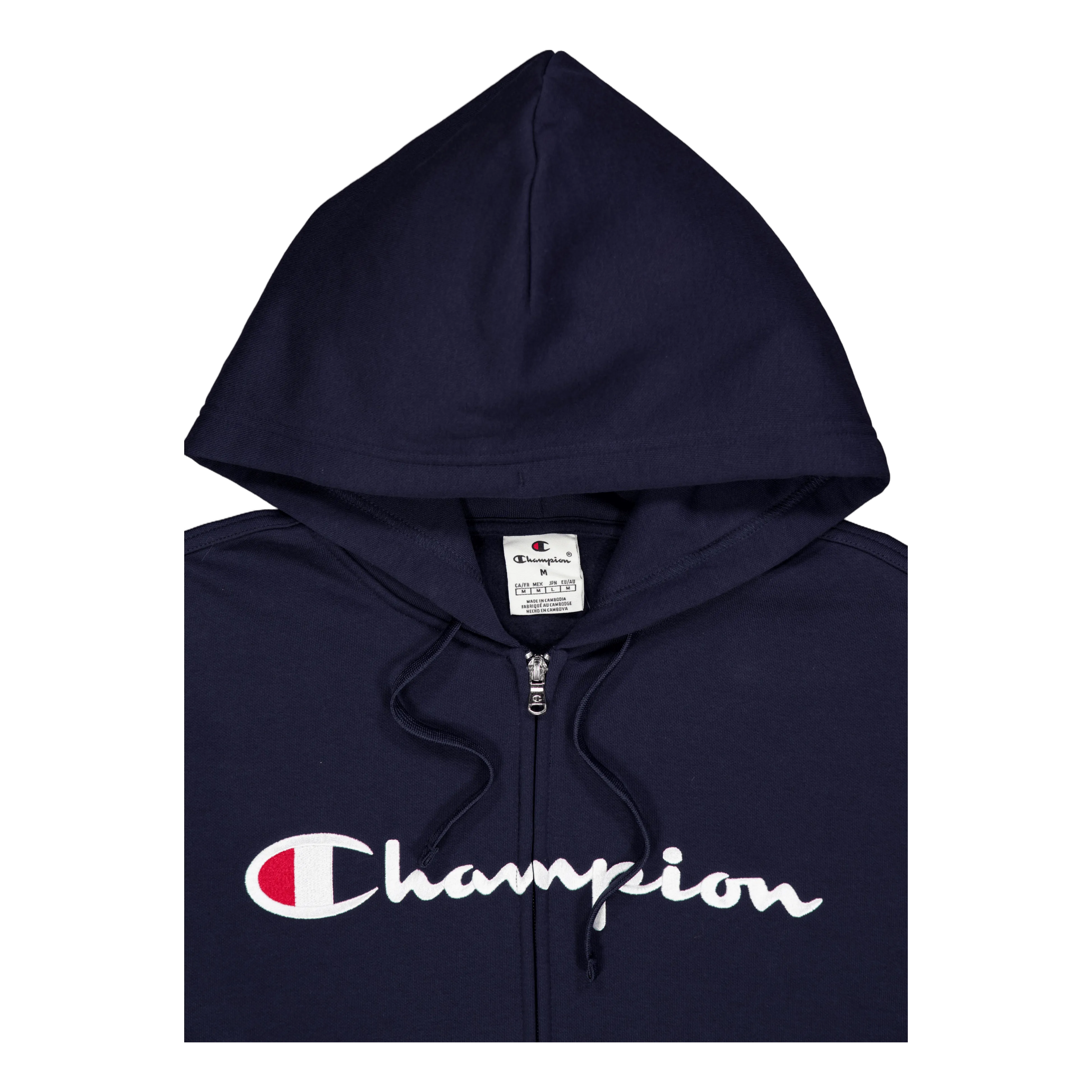 Champion Hooded Full Zip Sweatshirt Sky Captain