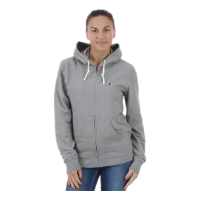 Champion Hooded FullZip Sweatshirt Grey