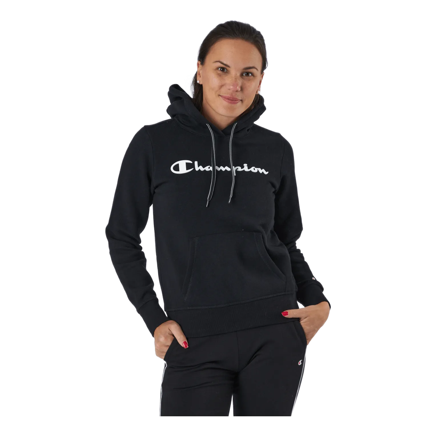 Champion Hooded Sweatshirt Black Beauty