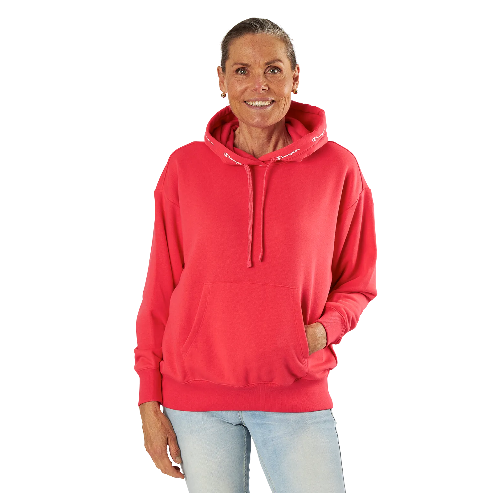 Champion Hooded Sweatshirt Teaberry