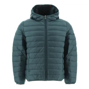 Chaqueta capucha Jott de plumas pato Niño 231 vert sapin HUGO BASIC Justoverthetop Color verde