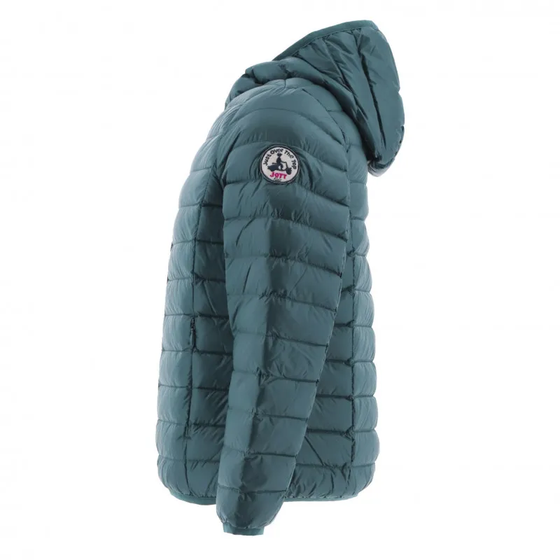 Chaqueta capucha Jott de plumas pato Niño 231 vert sapin HUGO BASIC Justoverthetop Color verde