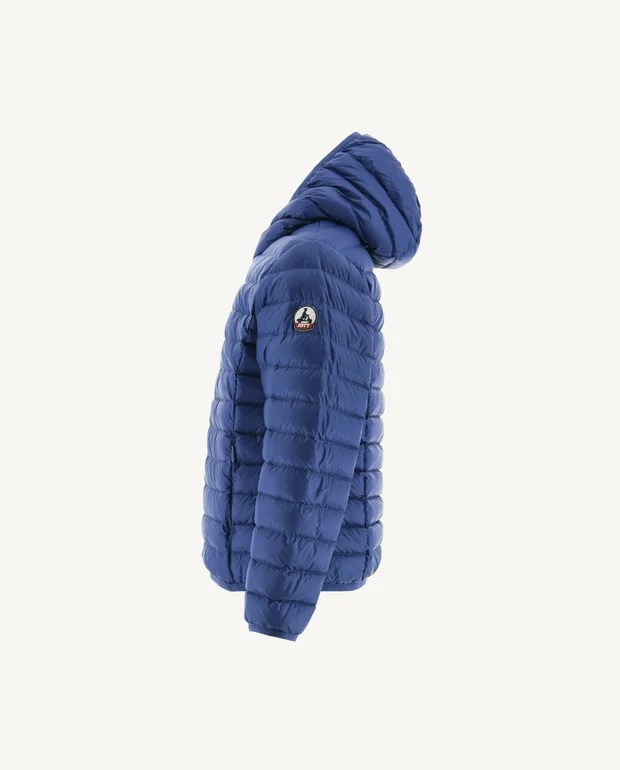 Chaqueta capucha Jott de plumas pato Niño HUGO BASIC 195  P000KDOW01 DARK DENIM Justoverthetop Color azul