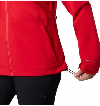 Chaqueta chubasquero COLUMBIA con capucha y aislamiento para Mujer Evolution Valley™ II  Ref. 1842224658 roja