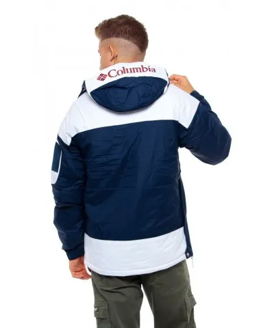 Chaqueta COLUMBIA con capucha y aislamiento para hombre invierno cálida Challenger™ Pullover Collegiate Navy White Ref. 16984314