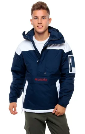 Chaqueta COLUMBIA con capucha y aislamiento para hombre invierno cálida Challenger™ Pullover Collegiate Navy White Ref. 16984314