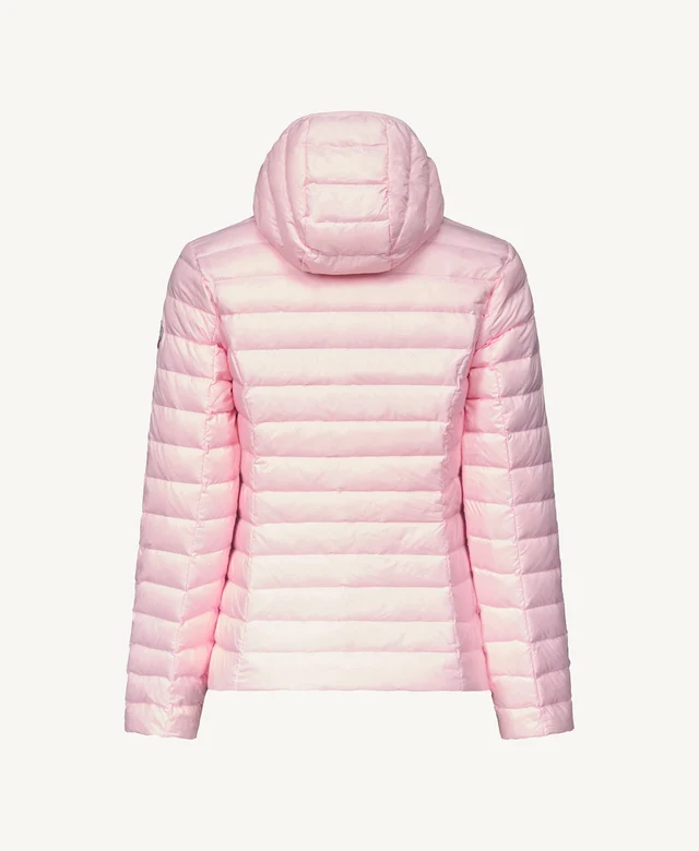 Chaqueta con capucha Jott de plumas pato Mujer 40T CLOE PF22WDOW01 petal rose BASIC Justoverthetop Rosa