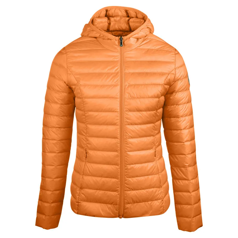 Chaqueta con capucha Jott de plumas pato Niño 710 Abricot HUGO BASIC Justoverthetop Color naranja claro albaricoque