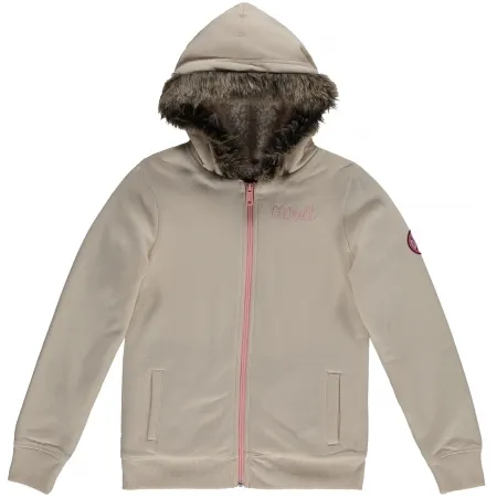 Chaqueta gruesa O’NEILL niña con capucha y cremallera LG EMERALD BAY SHERPA HOODIE Birch Ref. 7P6472 beig