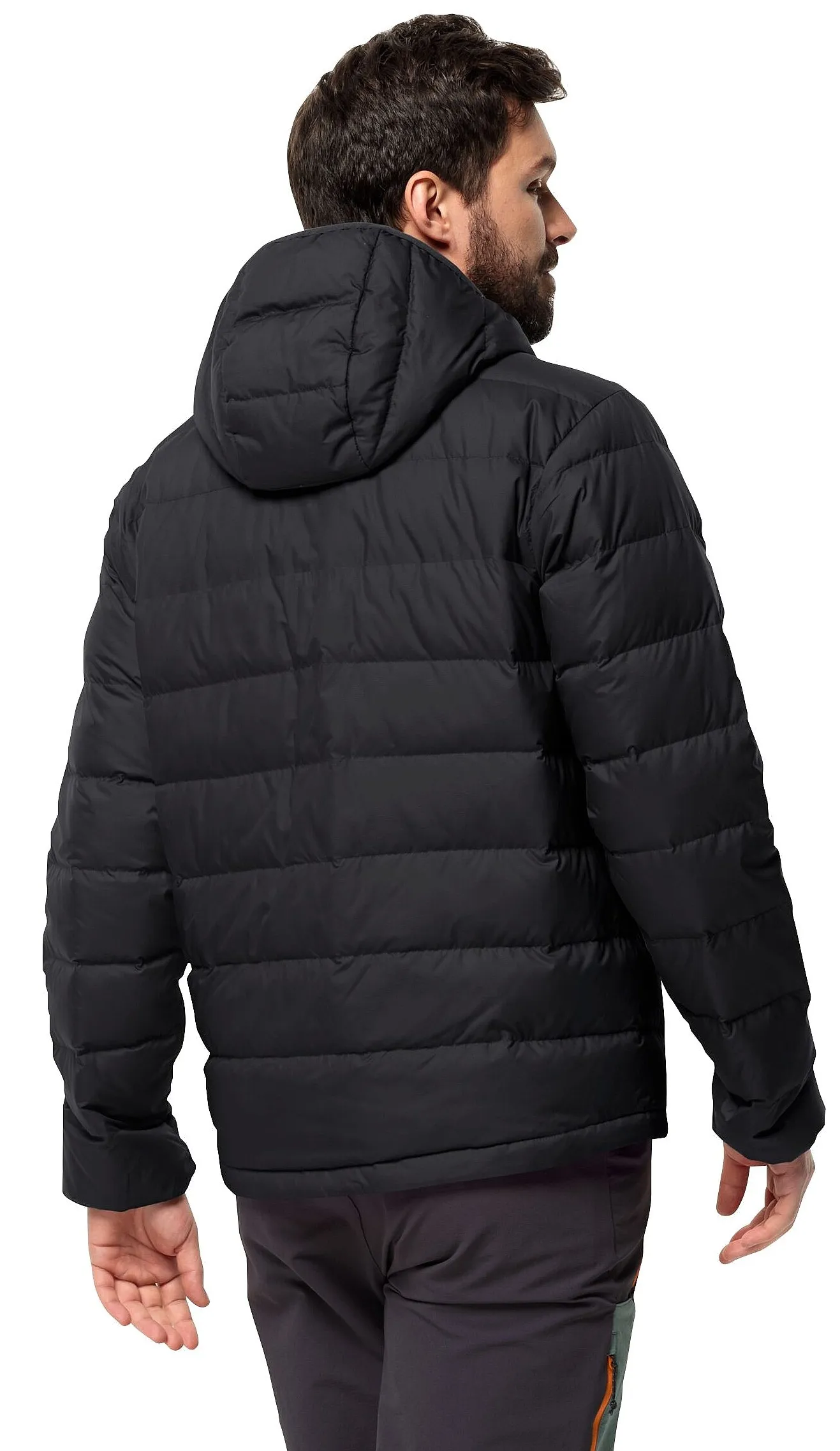 chaqueta Jack Wolfskin Ather Down Hoody - Black - men´s