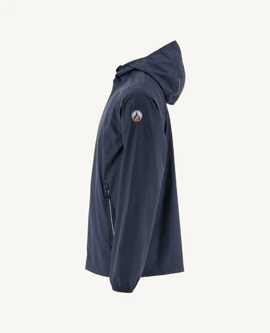 Chaqueta Jott hombre con capucha SS23MJAC13 MANILLE Justoverthetop 104-NAVY Marino