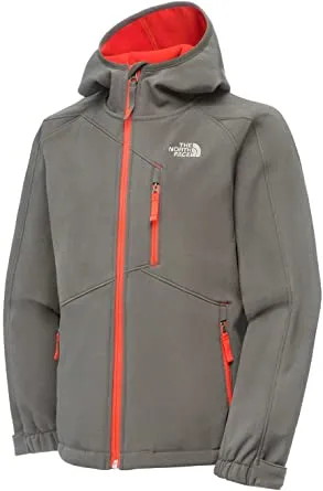 Chaqueta softshell The North Face hombre T0A6MM044 Graphite grey gris con detalles naranjas