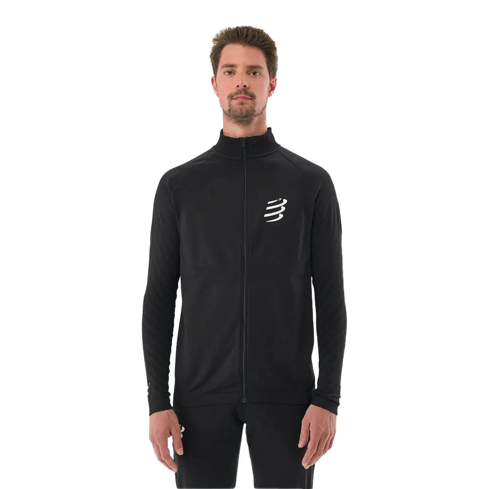 Compressport sin costuras cremallera Sweatshirt - SS25