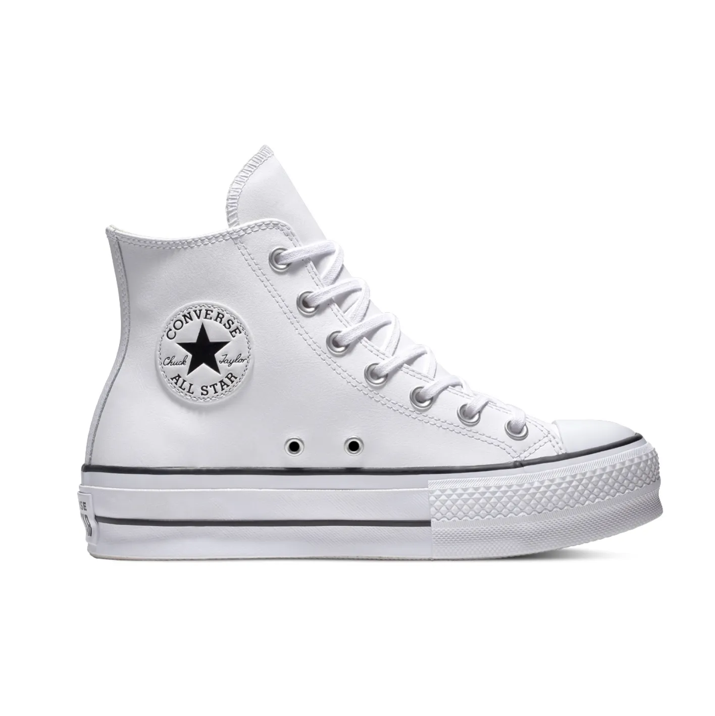 converse piel blancas