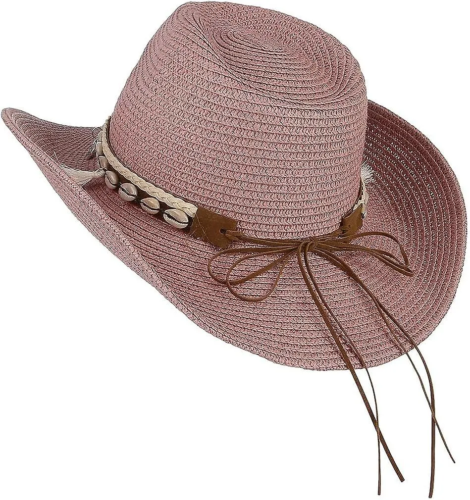 Cowboy hat Straw hat Women's sun hat Beach hat Western hat Panama hat